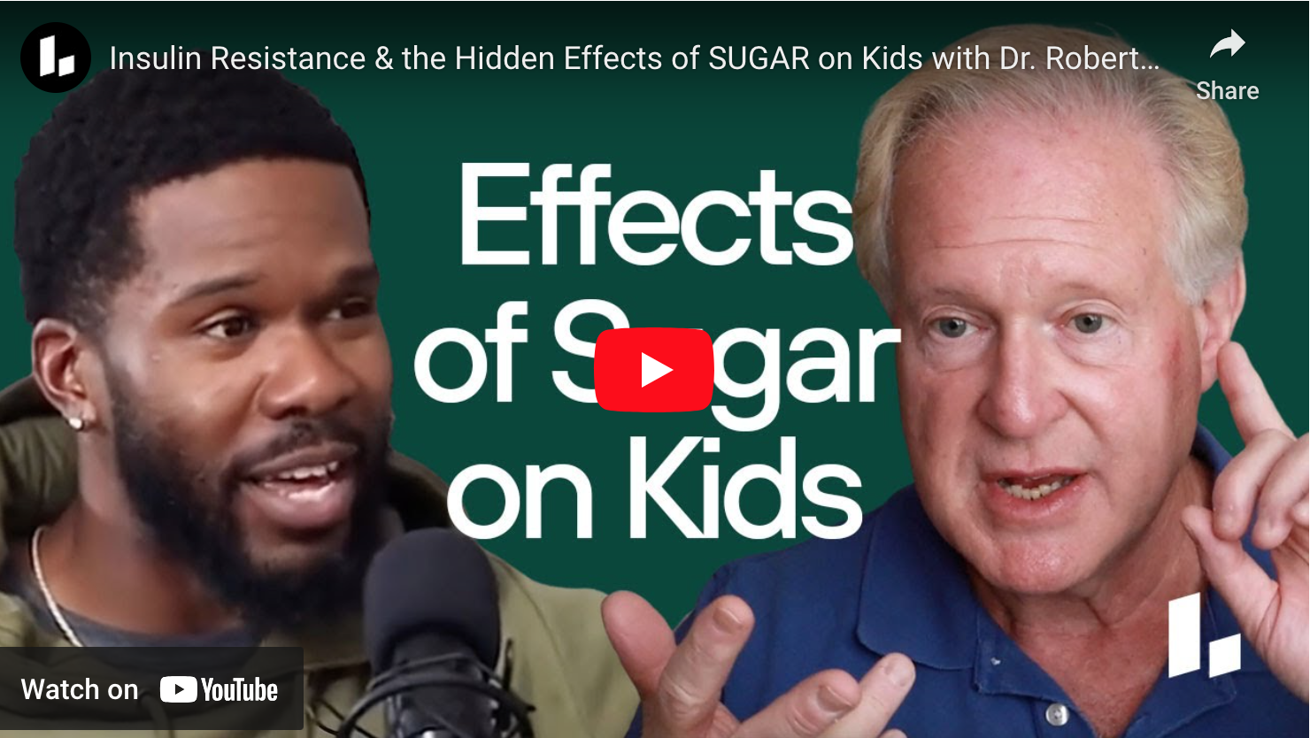 Insulin Resistance & the Hidden Effects of SUGAR on Kids with Dr. Robert Lustig